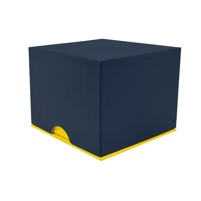 Boxes Коробочка для годинника Soft-Touch Black Blue-Yellow