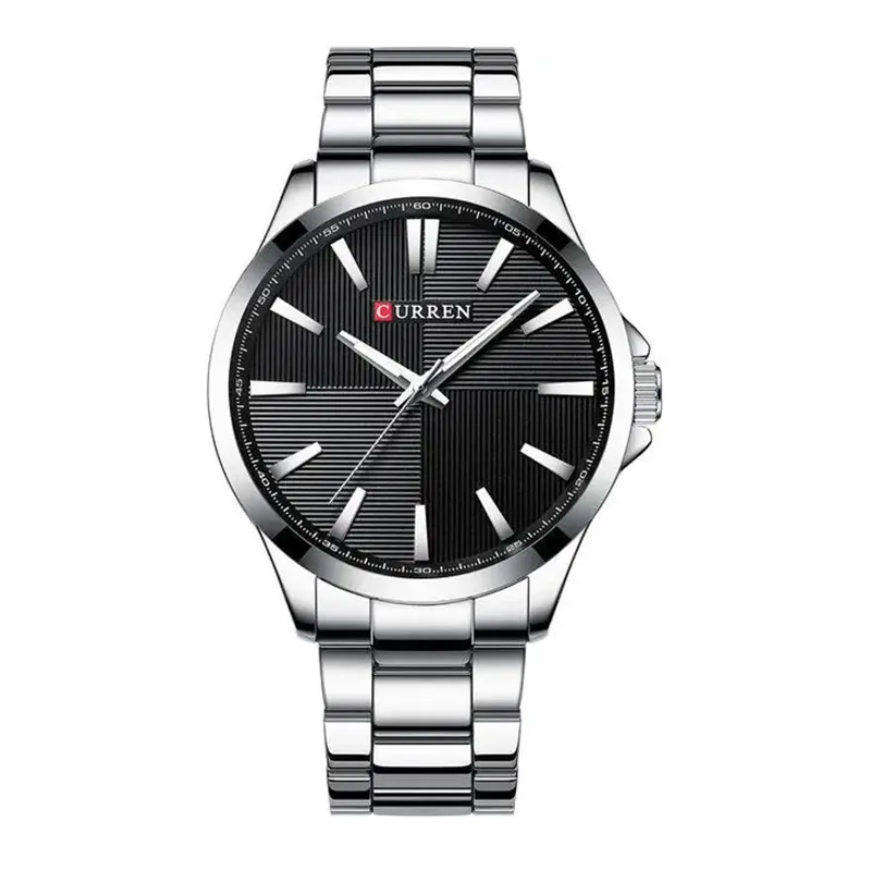 Curren 8407 Silver-Black