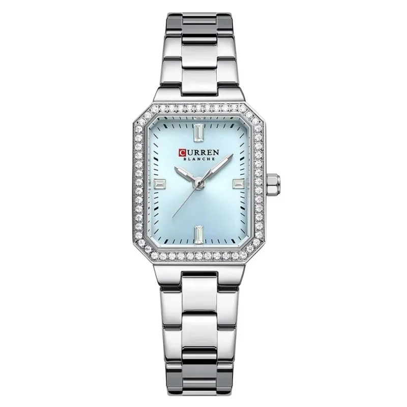Curren 9102 Silver-Blue