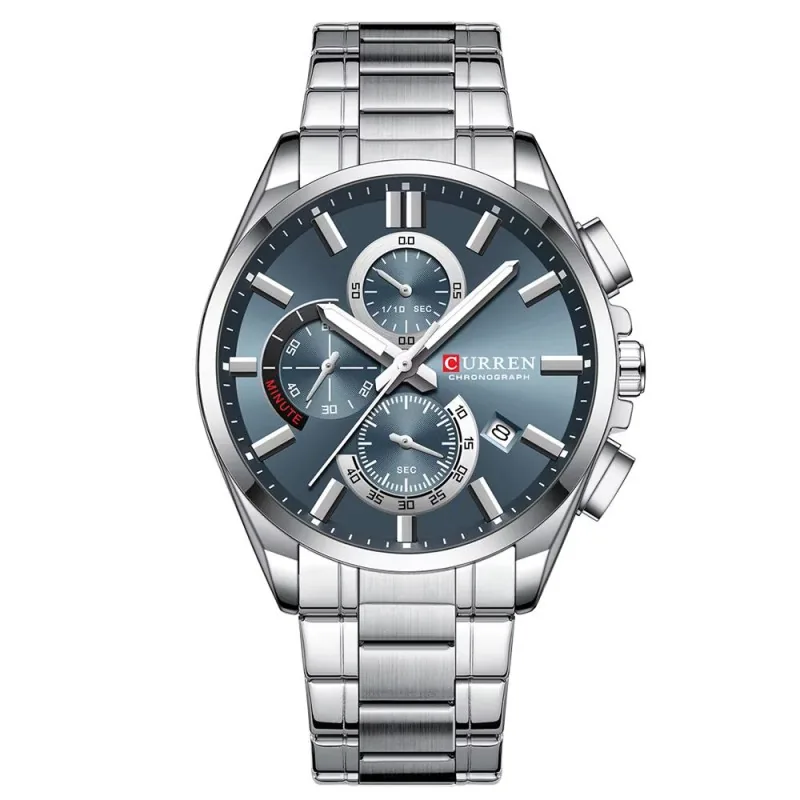 Curren Сurren 8475 Silver-Blue