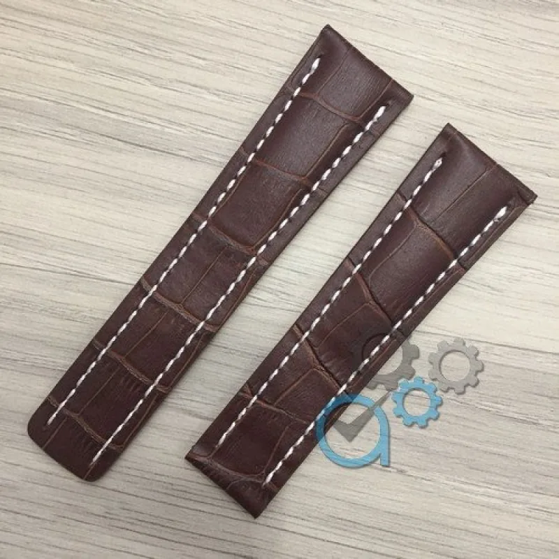 Ремешки для часов Ремешок Breitling 24/20 Brown