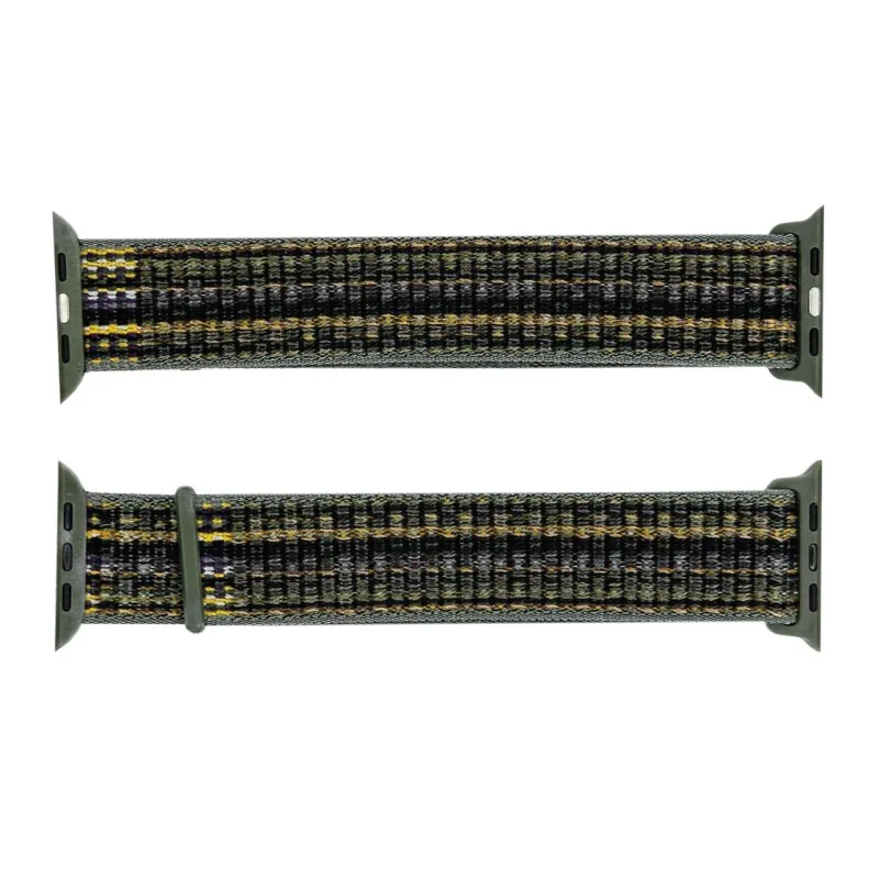 Ремешки для часов Нейлоновий ремінець 42/44/45/49 мм Camo Green