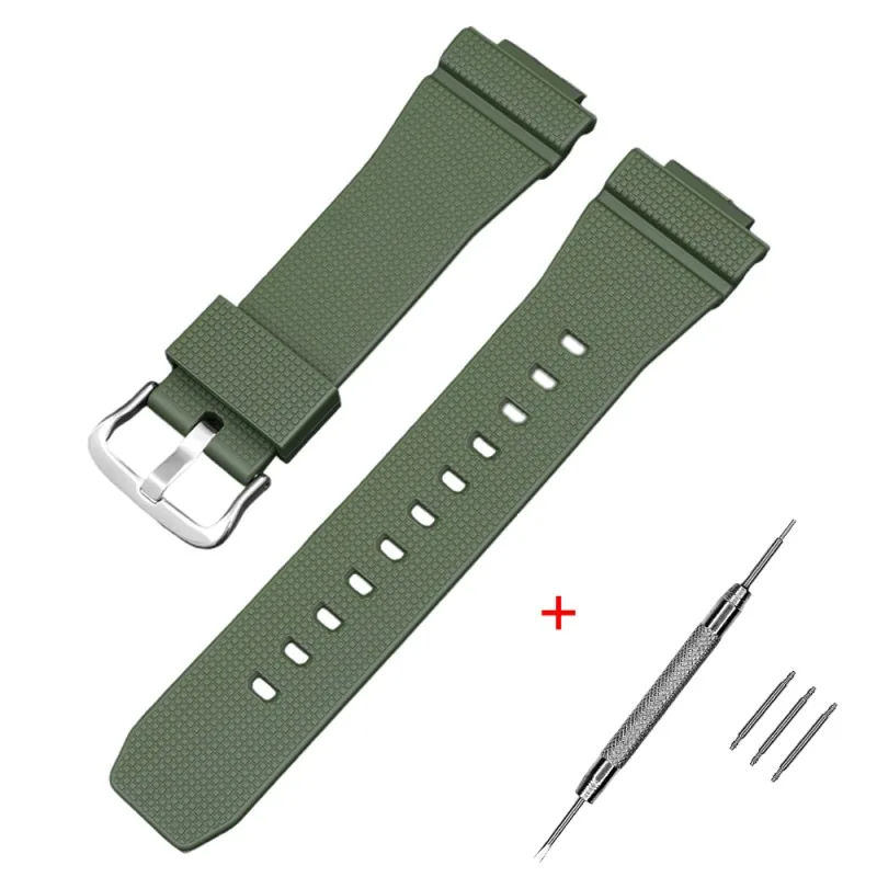 Casio accessories Ремінець для Casio G-Shock GM-2100 Army Green SI