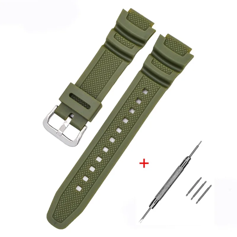 Ремінець для Casio G-Shock AE-1000/1200 Army Green SI