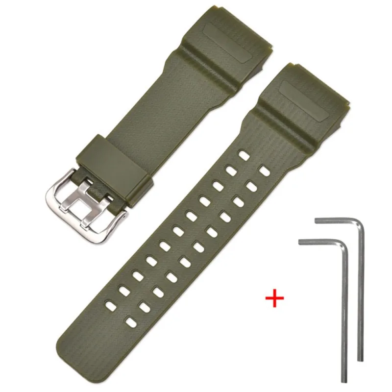 Ремінець для Casio G-Shock GG-1000/GWG-100/GSG-100 Army Green SI