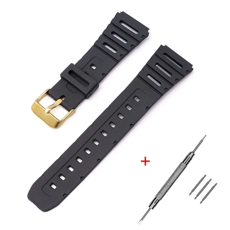 Casio accessories Ремінець для Casio F91W 18mm Black GD