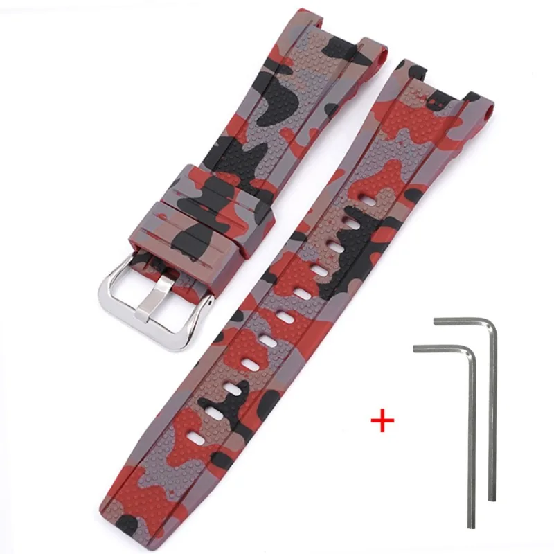 Casio accessories Ремінець для Casio G-Shock GST-W300 Camo Red SI