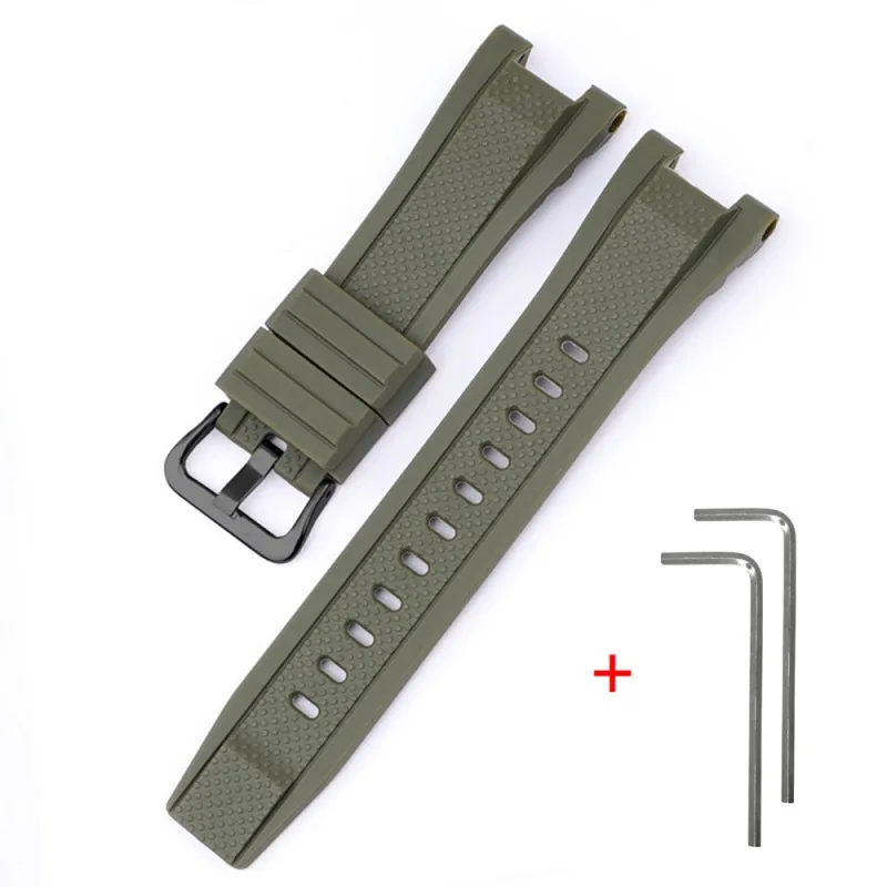 Ремінець для Casio G-Shock GST-W300 Army Green BK