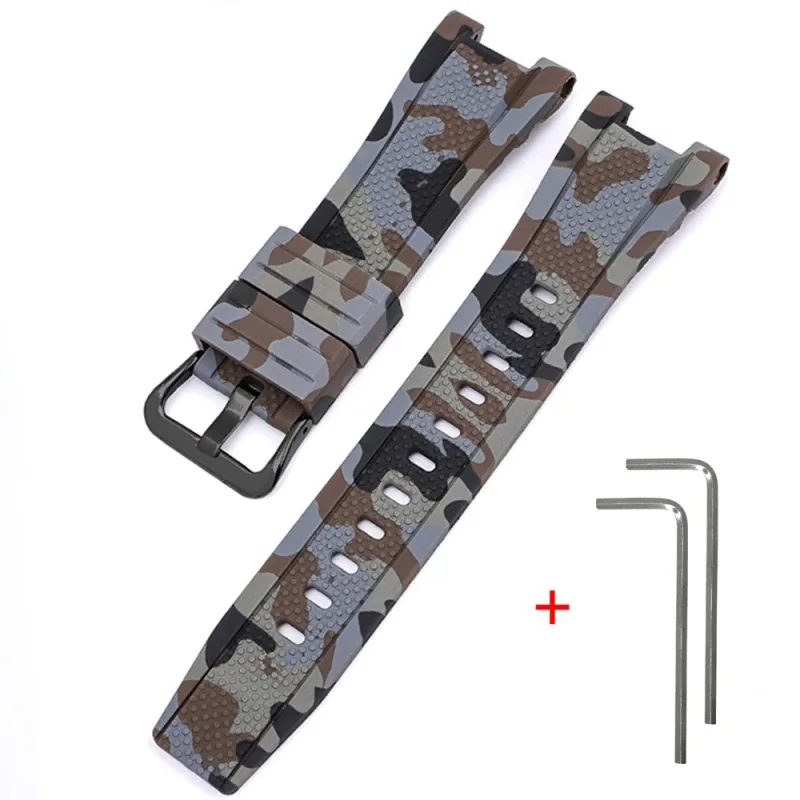 Ремінець для Casio G-Shock GST-W300 Camo Brown BK