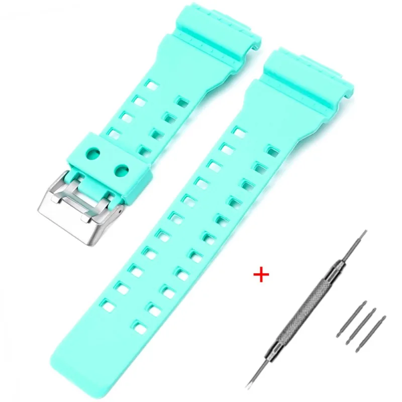 Casio accessories Ремінець для Casio G-Shock GA-100/110 Light Green SI