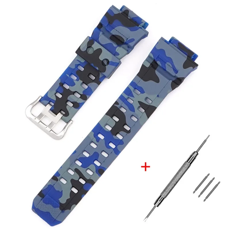 Casio accessories Ремінець для Casio G-Shock GW-9400/9300 Camo Blue SI