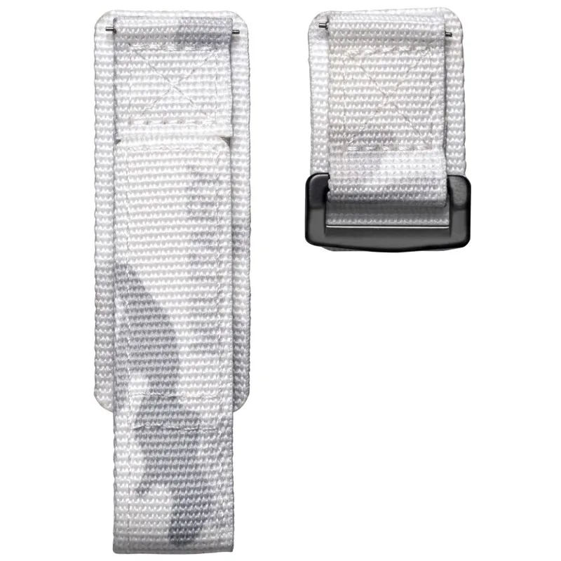Ремінець для годинника Hemsut HS131 Military nylon Velcro Camo White 22 mm