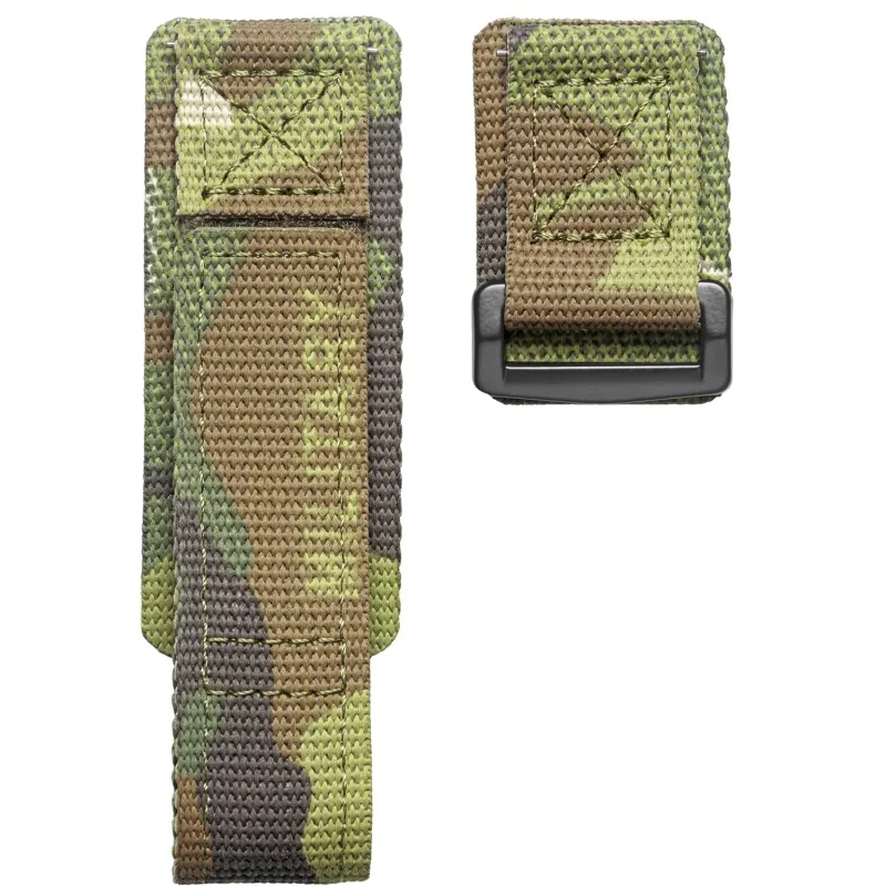 Hemsut accessories Ремінець для годинника Hemsut HS131 Military nylon Velcro Camo Green 22 mm