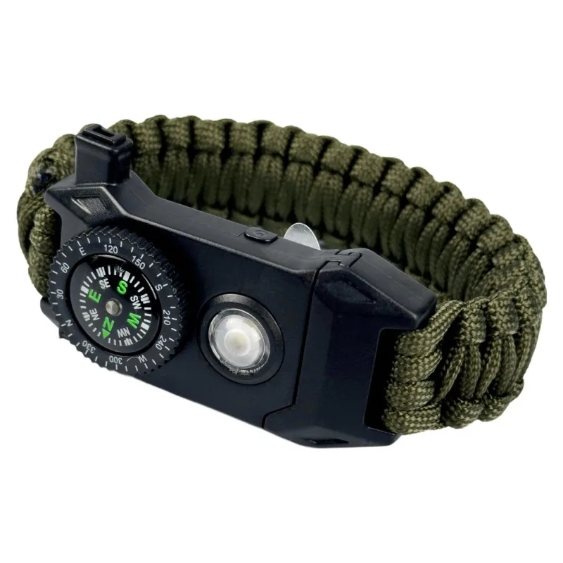 Modfit accessories Ремінець Modfit паракордовий з компасом та фонариком Army Green