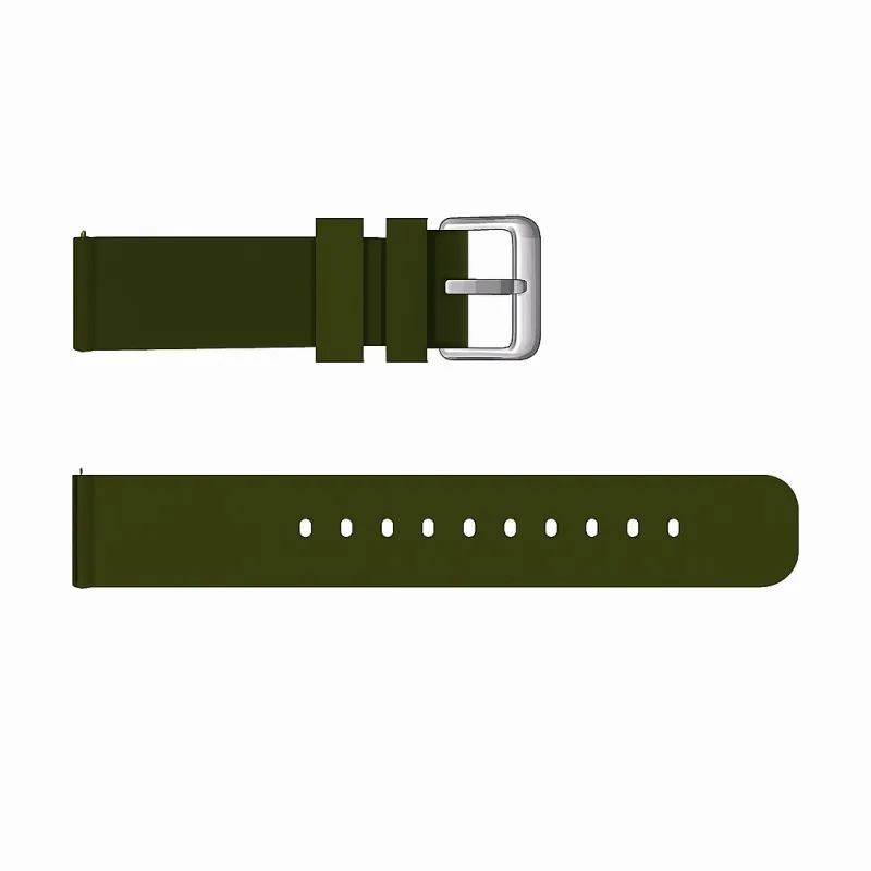 Ремешки для часов Ремінець для годинника 3016 Army Green 22 мм