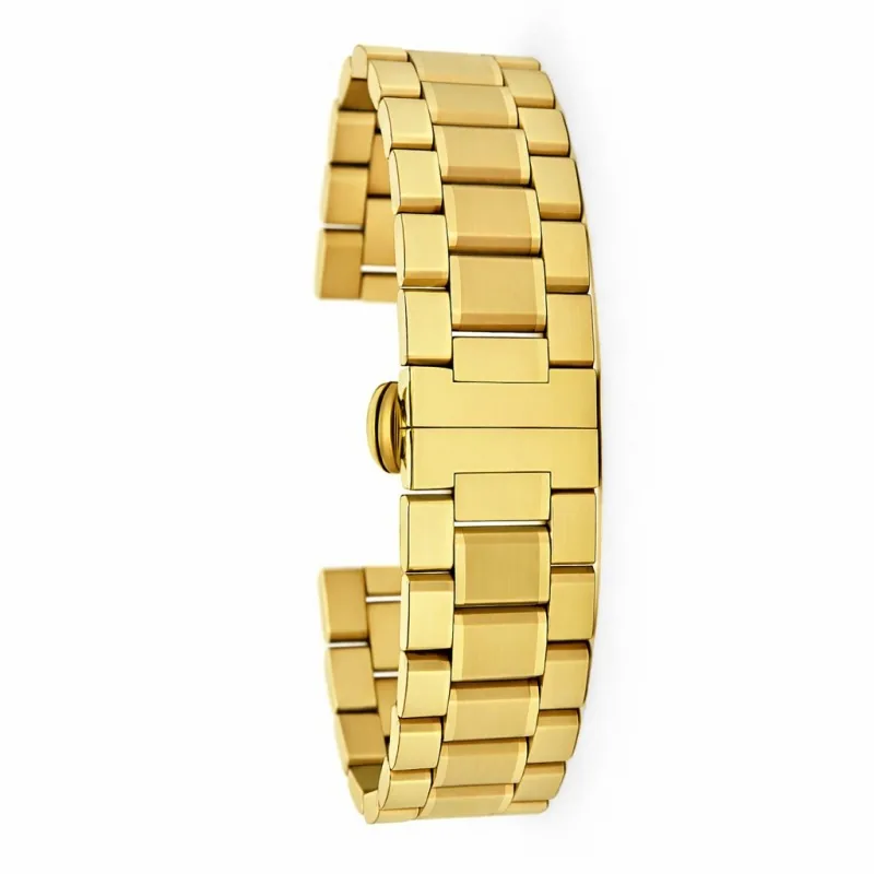 Сталевий браслет Awarder 023 Gold 20 мм.