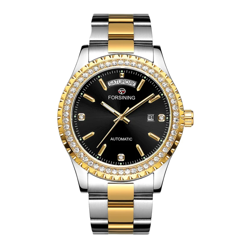 6919 Silver-Gold-Black Steel