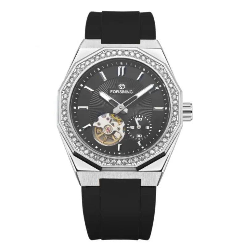 Forsining 8313 Black-Silver-Black
