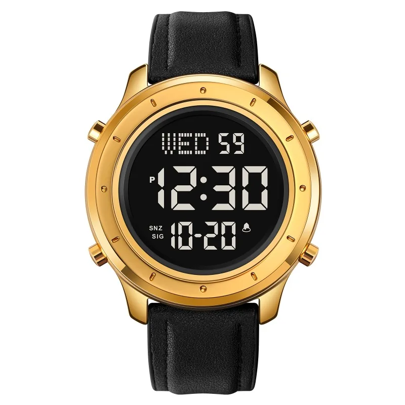 Skmei 1864LGDBK Gold-Black Leather SALE 2025
