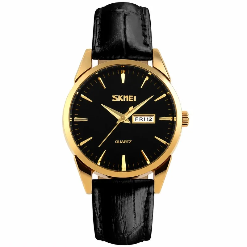 Skmei 9073GDBK-S Gold-Black lady