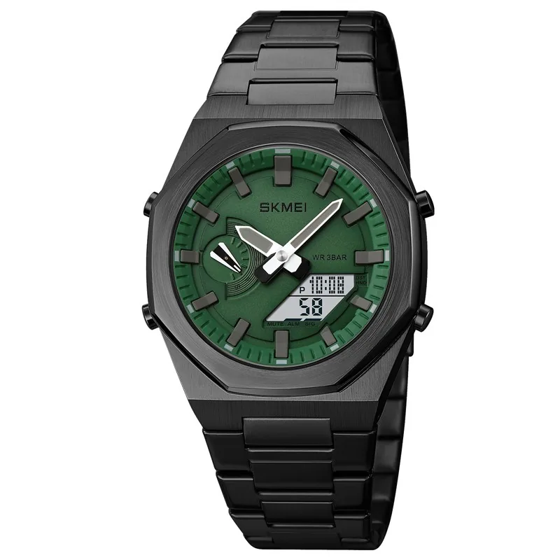 1816BKGNWT Black-Green-White