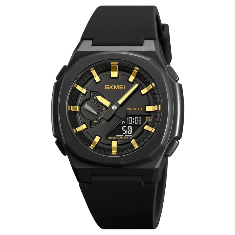 Skmei 2091BKGDBK Black-Gold-Black SALE 2025