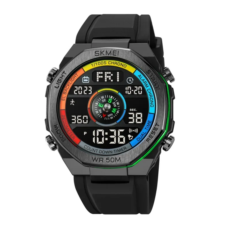 Skmei 2209CLGN Colorful-Green + Compass