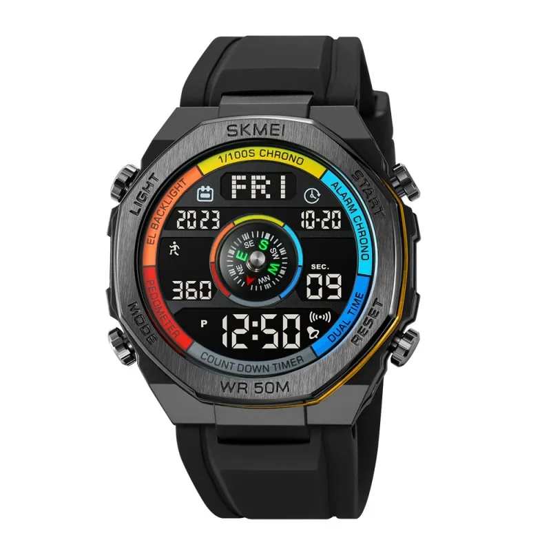 Skmei 2209CLGD Colorful-Gold + Compass