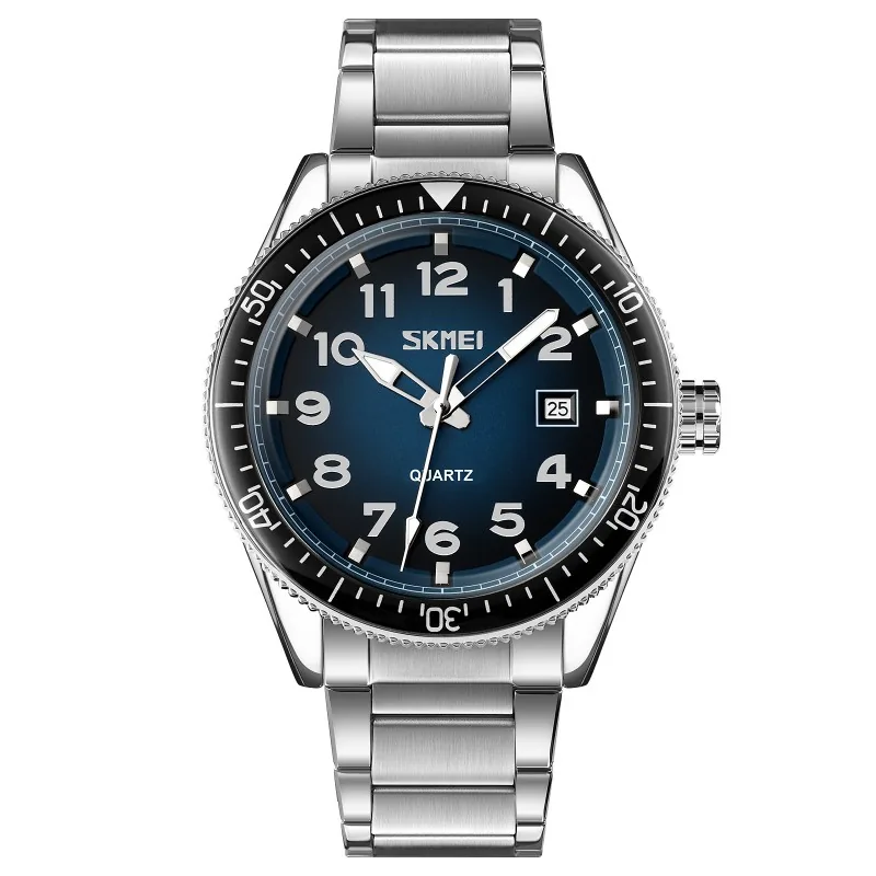 Skmei 9232SSIBU Silver/blue-steel strap