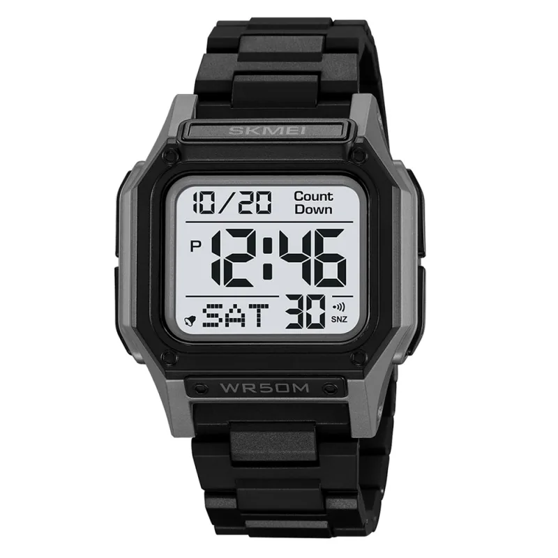 Skmei 2264GYWT Black-Grey-White