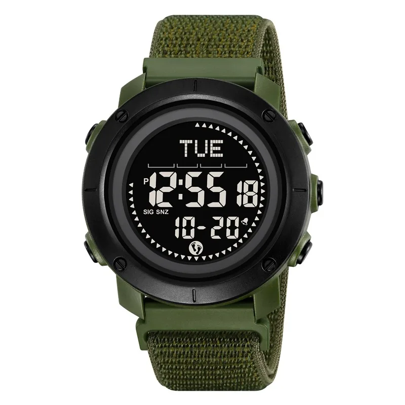 Skmei 2620NAG Army Green + Compass
