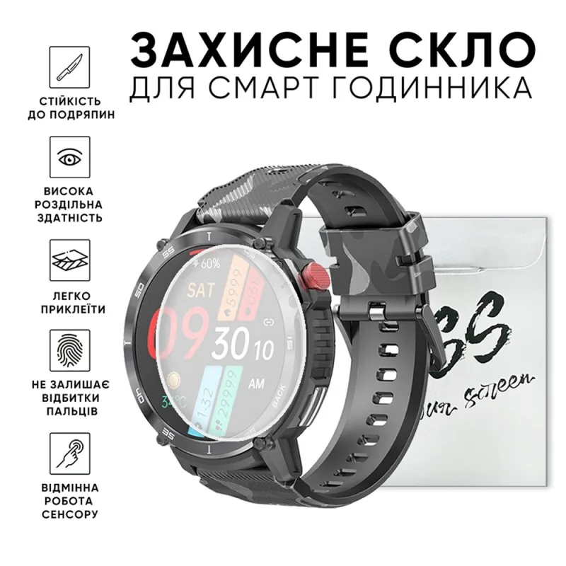 Запчасти для часов Захисне скло для годинників 39 мм