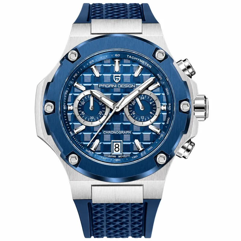 PD-YS032 Silver-Blue-Blue Rubber