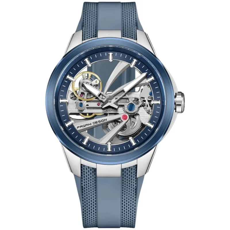 Pagani Design PD-YS030 Silver-Blue Rubber