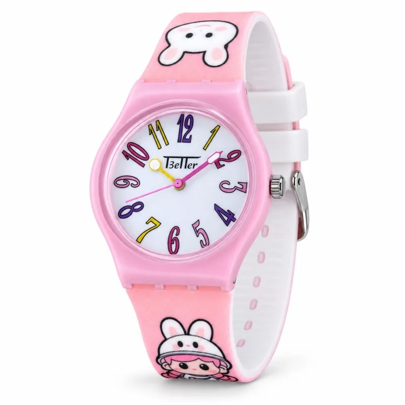 012 Bunny Light Pink-White