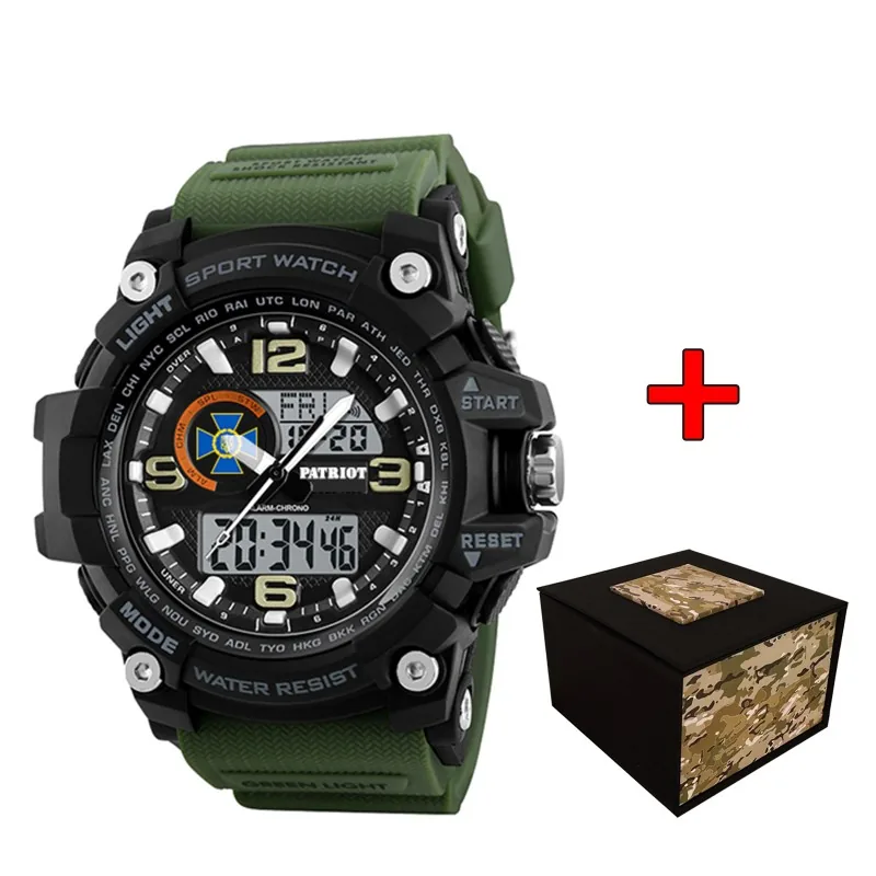 Patriot 012AGSBU СБУ Чорні з зеленим + Коробка