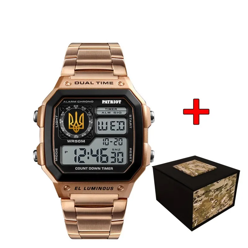Patriot 011RGUAGD Тризуб золото Рожеве Золото + Коробка