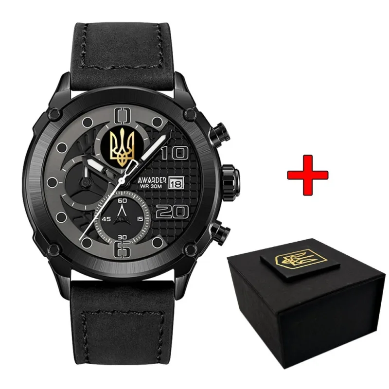 016 Тризуб золото All Black