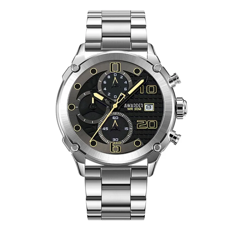 016 Silver-Black Steel